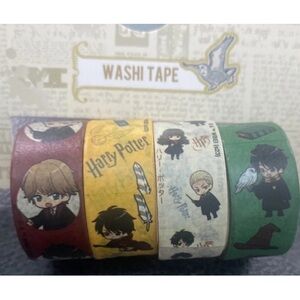 Primark Harry Potter Washi Tape Set - Red, Yellow, White, Green